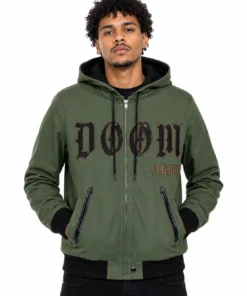 Marvel Doctor Doom Green Hooded Jacket