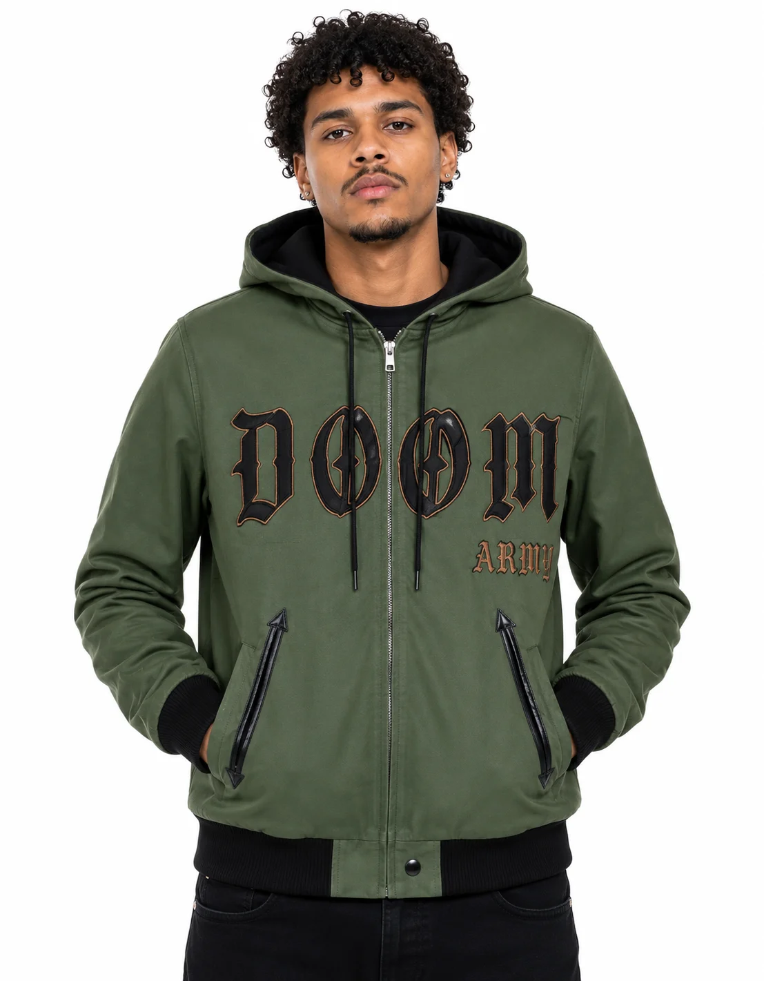 Marvel Doctor Doom Green Hooded Jacket