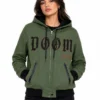 Marvel Doctor Doom Green Hooded Jacket