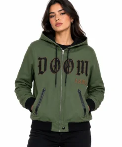 Marvel Doctor Doom Green Hooded Jacket