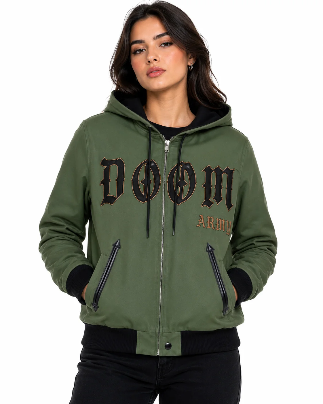 Marvel Doctor Doom Green Hooded Jacket