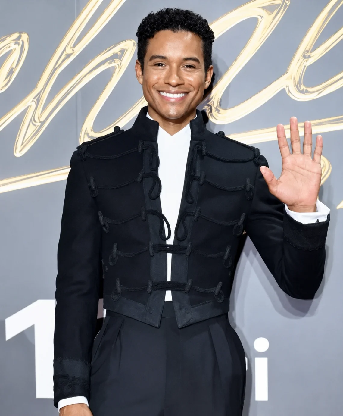 Michael Movie Japan Premiere 2026 Jaafar Jackson Black Military Jacket For Men
