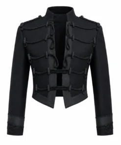 Michael Movie Japan Premiere 2026 Jaafar Jackson Black Military Jacket For Men