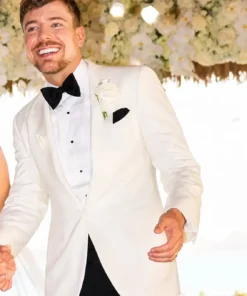 MrBeast Wedding White Blazer