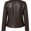 NCIS NY 2026 Jacqueline Byers Brown Leather Jacket