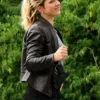 NCIS NY 2026 Jacqueline Byers Brown Leather Jacket