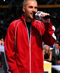 NHL Draft 2026 Justin Bieber Red Jacket