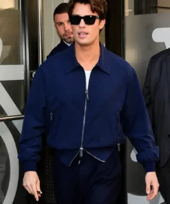 NYC 2026 Nicholas Galitzine Blue Jacket