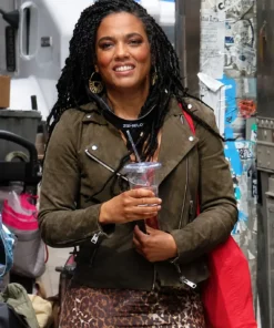 New Amsterdam Dr. Helen Sharpe Suede Jacket