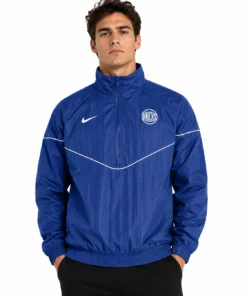 New York Knicks Nike Courtside Windrunner Blue Jacket