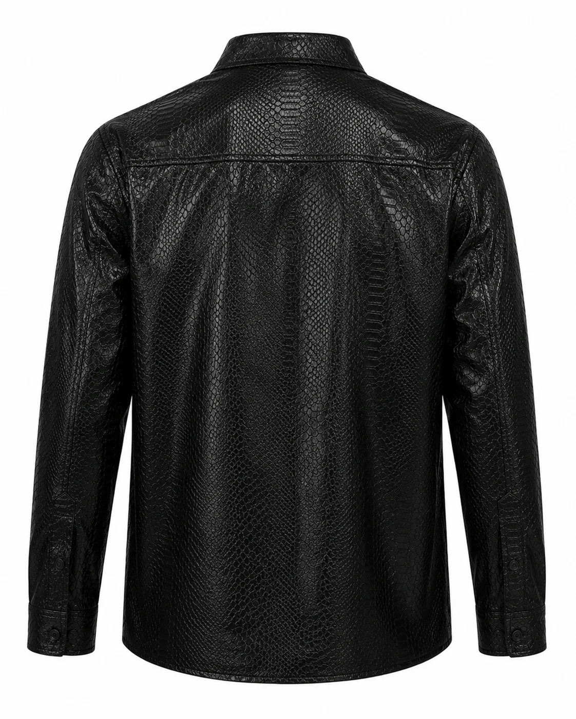 Next Gen NYC S2 Brooks Marks Croc Embossed Leather Jacket