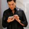 Next Gen NYC S2 Brooks Marks Croc Embossed Leather Jacket
