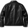 Nigerian Singer Zinoleesky Black Leather Jacket for Men