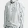 Nike Tech Dri-Fit Helios Zip Up White Hooded Ninja Track Jacket For Men