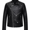 Norman Reedus Black Leather Biker Jacket