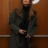 Office Romance 2026 Jennifer Lopez Black Wool Coat
