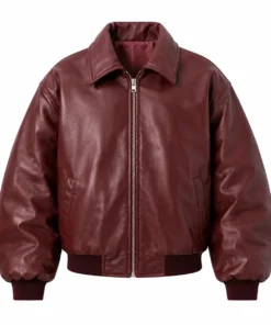 PFW Juliette Binoche Leather Jacket