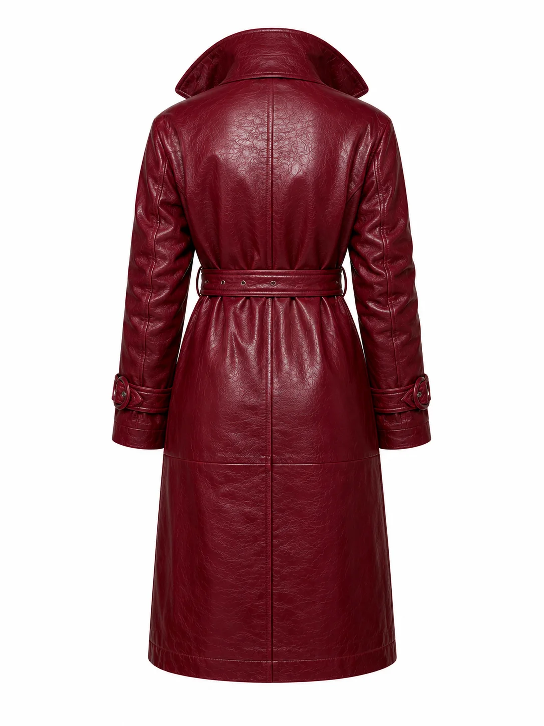 Pom Klementieff PFW 2026 Leather Trench Coat