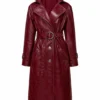 Pom Klementieff PFW 2026 Leather Trench Coat