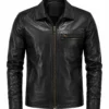 Power Ballad Paul Rudd Black Leather Jacket