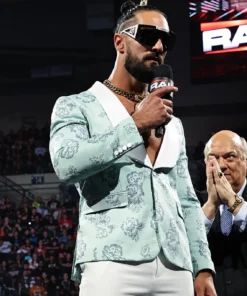RAW Seth Rollins Floral Blazer