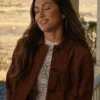 Ransom Canyon S02 Quinn O’Grady Brown Suede Jacket
