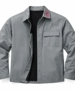 Reacher S04 Alan Ritchson Grey Cotton Jacket