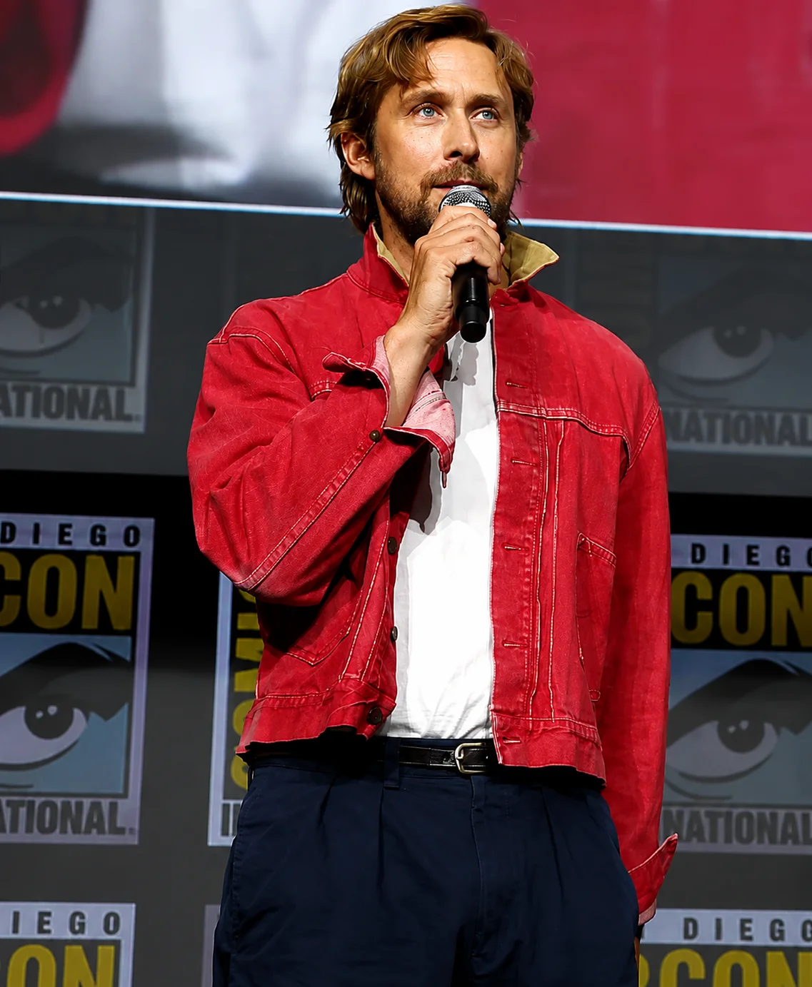 Ryan Gosling Marvel SDCC 2026 Red Jacket