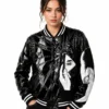 Sade Iconic Shattered Mirror Bomber Jacket