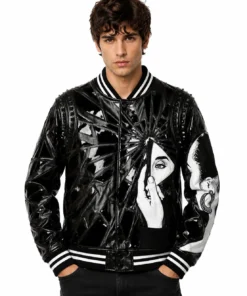 Sade Iconic Shattered Mirror Bomber Jacket
