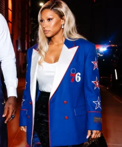 Savannah James Philadelphia 76ers Blazer