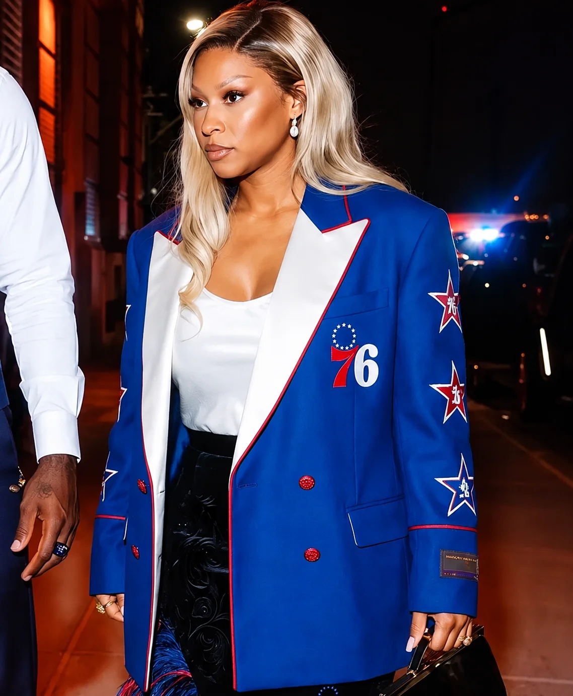 Savannah James Philadelphia 76ers Blazer