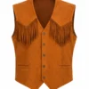Scary Movie Shawn Wayans Brown Fringe Vest