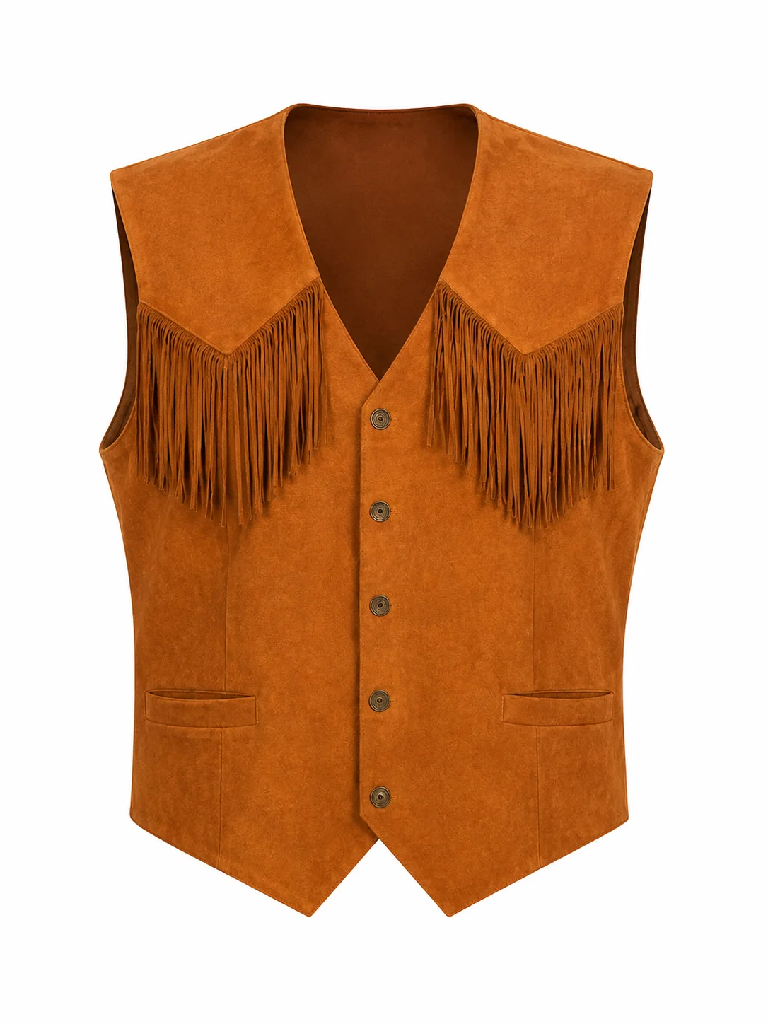 Scary Movie Shawn Wayans Brown Fringe Vest