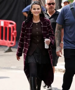 Selena Gomez Only Murders In The Building Wool Coat