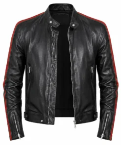 Shai Gilgeous Alexander Black Leather Jacket