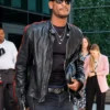 Shai Gilgeous Alexander Black Leather Jacket