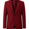 Spider-Man Brand New Day Press Tour Tom Holland Red Blazer