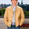 Spider Man Promo Tom Holland 2026 Tan Jacket