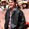 Spider Man Promotional Event Tom Holland Leather Jacket