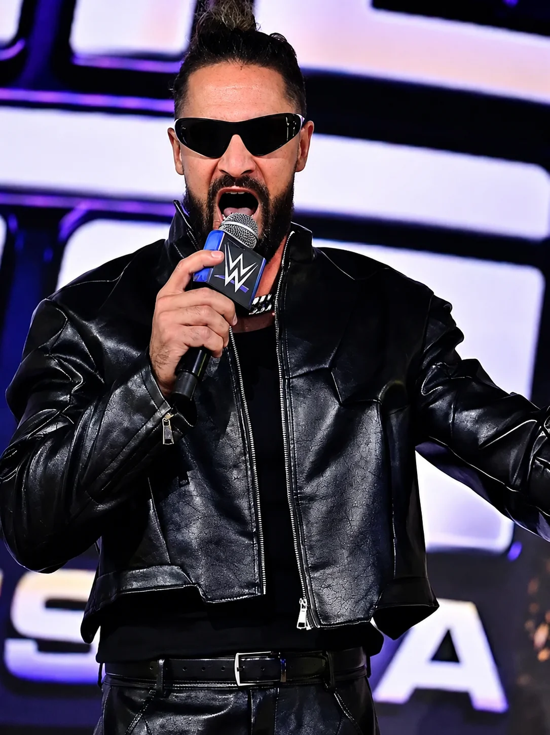 Summerslam Kickoff 2026 Seth Rollins Leather Jacket