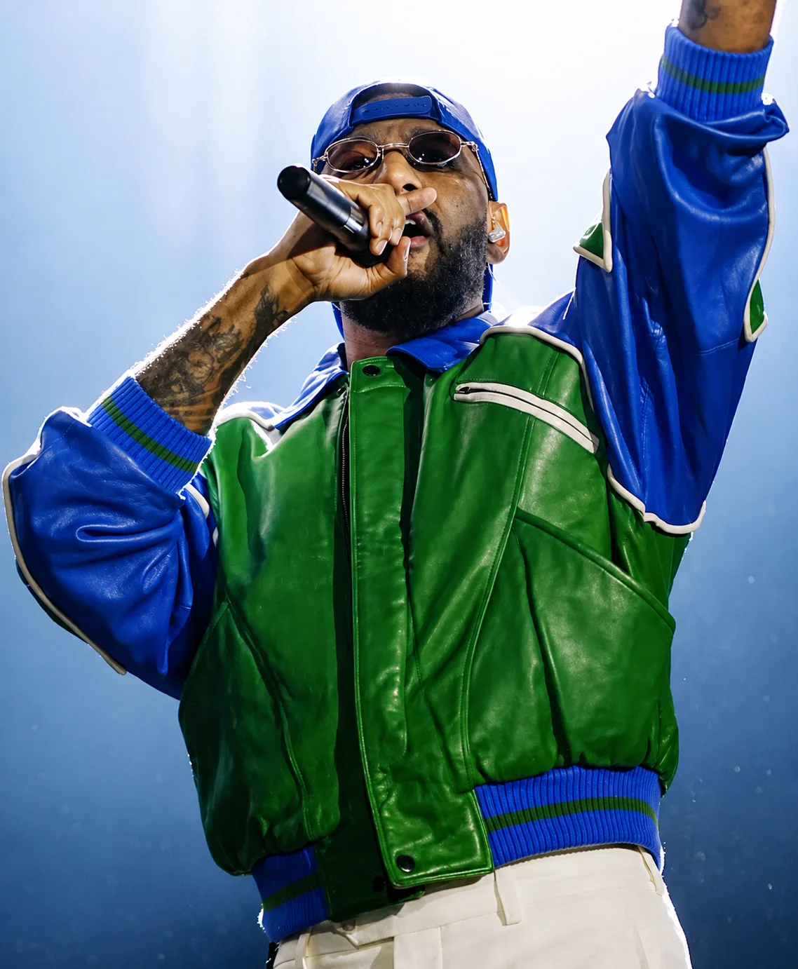 Swizz Beatz World Peace Leather Jacket