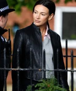 The Blame Di Emma Crane Black Leather Jacket