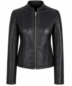 The Blame Di Emma Crane Black Leather Jacket