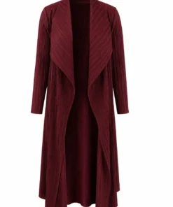 The Bold and the Beautiful Katherine Kelly Lang Burgundy Coat