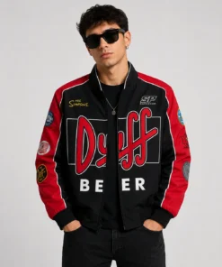 The Simpsons x Shoe Palace Duff Man Racing Jacket