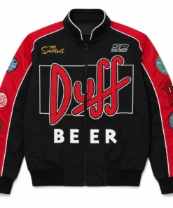 The Simpsons x Shoe Palace Duff Man Racing Jacket