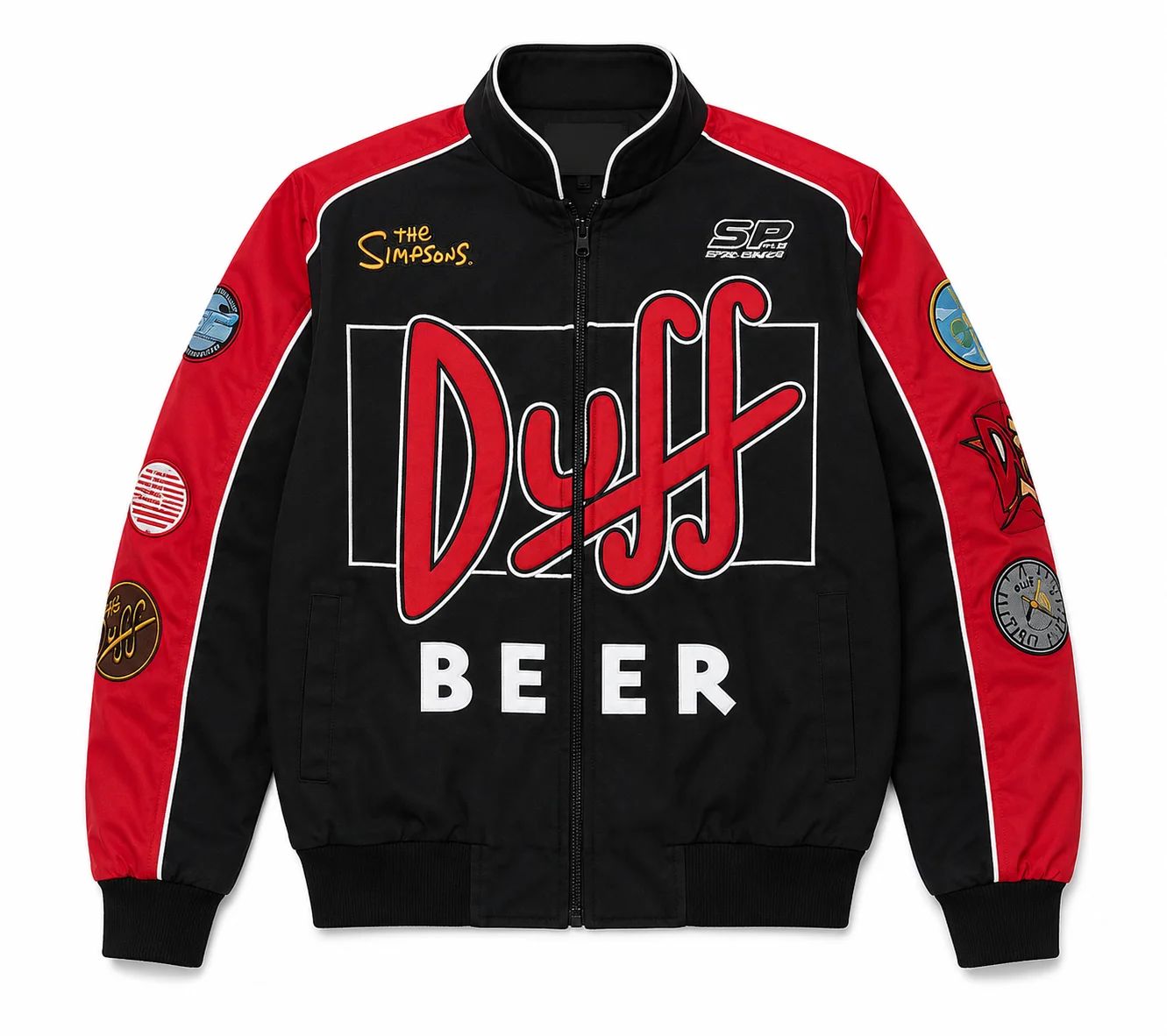 The Simpsons x Shoe Palace Duff Man Racing Jacket