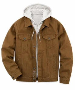 The Town That Takes 2026 Britt Bankhead Brown Suede Jacket