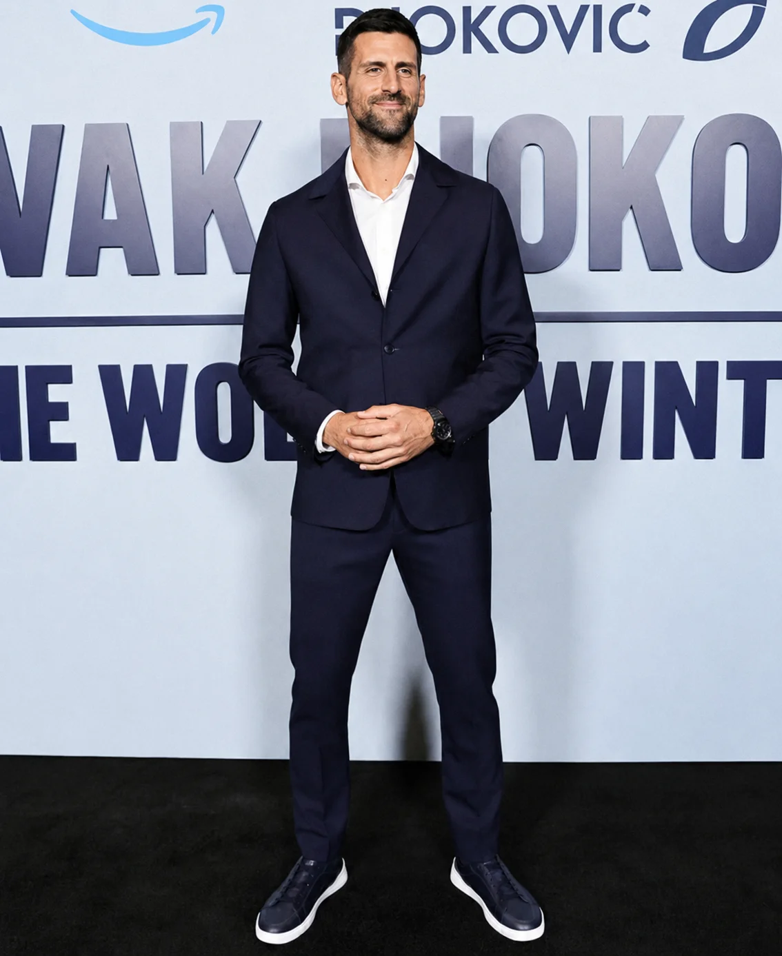 The Wolf In Winter Novak Djokovic Navy Suit